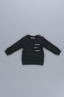 Sweatshirt - Ribbed Boys Sweatshirt 100326204 - Turkey