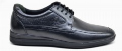 SHOFLEX AIR CONDITIONED SHOES - BLACK K SY - MEN'S SHOES,Leather Shoes 100325179