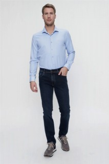 Men's Brown Artura Cotton Dynamic Fit Comfortable Fit 5 Pocket Jean Trousers 100351343