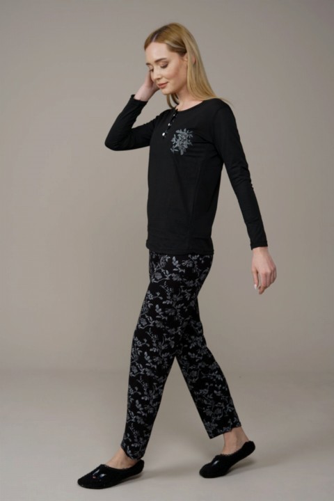 Women's Floral Pattern Pajamas Set 100325724