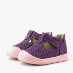 Shaun Genuine Leather Purple Anatomic Baby Sandals 100352395