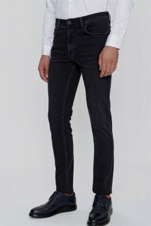 pants - Men's Smoked Hames Dynamic Fit Casual Cut Jean Denim Trousers 100350956 - Turkey