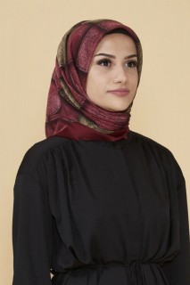 Woman Bonnet & Hijab - Women's Chavelle Soft Coton India Scarf 100325815 - Turkey