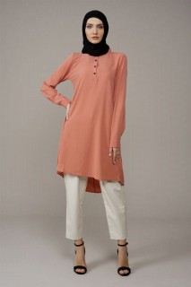 Woman Clothing - Women's Plaid Tunic 100325509 - Turkey