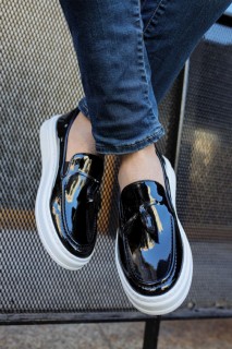 Patent Leather Men's Shoes BLACK 100342101