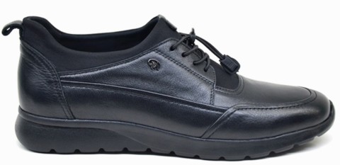 SHOEFLEX COMFORT - BLACK K SY - MEN'S SHOES,Leather Shoes 100325161