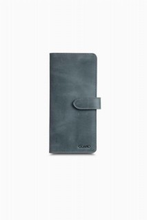 Handbags - Guard Antique Black Leather Phone Wallet with Card and Money Slot 100345780 - Turkey