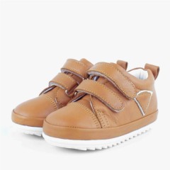 Genuine Leather Tabac First Step Toddler Baby Shoes 100316945