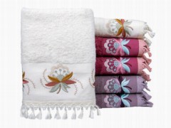Dowry Towel - Dowry Land 6-teiliges Aysira-Handtuch-Set 100329732 - Turkey