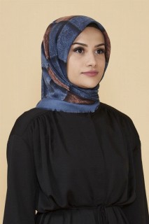 Woman Hijab & Scarf - Women's Chavelle Soft Coton India Scarf 100325819 - Turkey