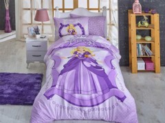 Duvet Cover Sets - Princess Single Duvet Cover Set Lilac 100260235 - Turkey