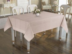 Living room Table Set - Ensemble de salon papillon en velours guipure français 5 pièces Crème Crème 100330848 - Turkey
