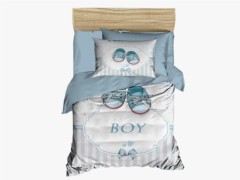 Baby Duvet Cover  - Digital bedrucktes 3D-Bettwäsche-Set für Babys, Junge, Wassergrün, 100258483 - Turkey