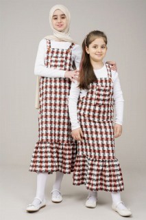 Woman Clothing - Robe gilet de jardinier à bretelles pour jeune fille 100325637 - Turkey