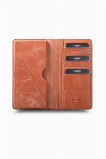 Guard Plus Antique Tan Leather Unisex Wallet with Phone Entry 100345363