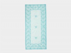 Table Runner - Knitted Board Pattern Runner Delicate Turquoise 100259232 - Turkey