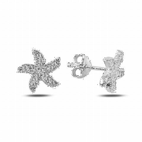 Jewelry & Watches - Starfish Silver Earrings 100347098 - Turkey