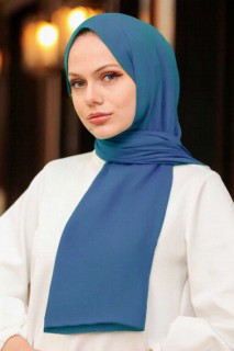 Other Shawls - Indigoblauer Hijab-Schal 100339292 - Turkey