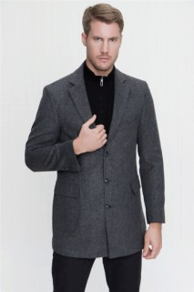 Men's Smoked Dynamic Fit Comfortable Cut Trend Coat 100350659