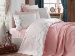 Bedding - Lace Pamira Embroidered Double Pique Set 100332220 - Turkey