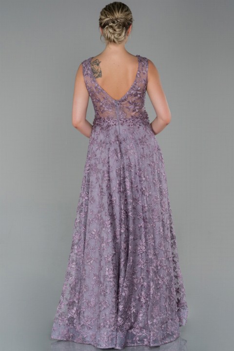 Evening Dress Long Transparent Lace Engagement Dress 100296952