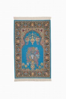 Digital Printed Luxury Prayer Rug Ceylin Turquoise 100329786