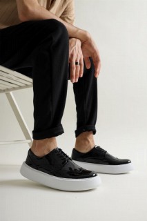 Patent Leather Men's Shoes BLACK 100342121