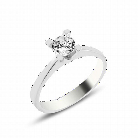 Solitaire Classic Silver Ring 100346922