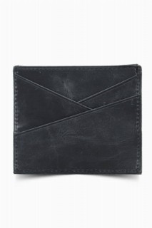 Guard Antique Black Leather Card Holder 100346102