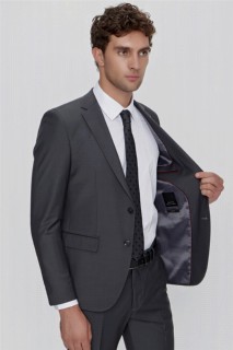 Men's Smoked Slim Fit Slim Fit Straight 6 Drop Suit 100350981