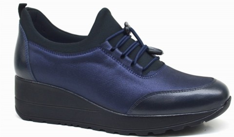 Woman Shoes & Bags - COMFOREVO DAILY - ASR NAVY BLUE - WOMEN'S SHOES,Leather Shoes 100325148 - Turkey