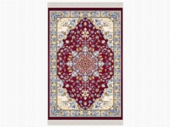 Prayer Rug - Sajjade - Hyacinth Velvet Prayer Rug Claret Red 100260362 - Turkey