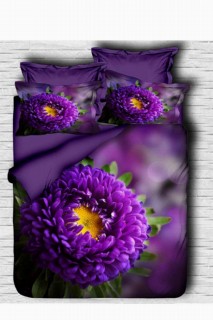 Best Class Digital Printed 3d Double Duvet Cover Set Purple 100257684