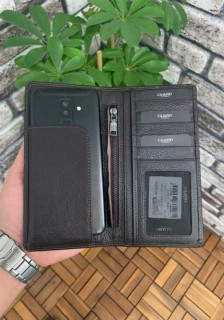Guard Chelsea Brown Leather Hand Portfolio with Phone Compartment 100345268