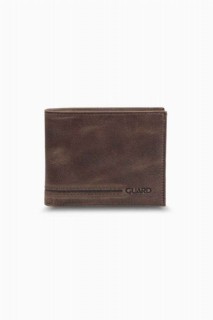 Wallet - Antique Brown Classic Leather Men's Wallet 100345365 - Turkey