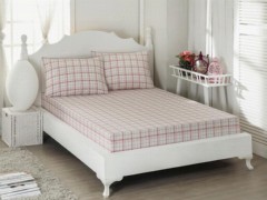 Single Plaid Bed Sheet Set 100280378
