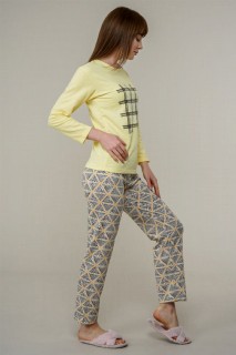 Women's Text Pattern Pajamas Set 100325715