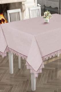 Sparkle Needle Lace Table Cloth Powder 100260176