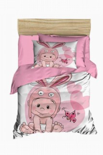 Digital Printed 3d Baby Duvet Cover Set Rabbit Baby Pink 100258494