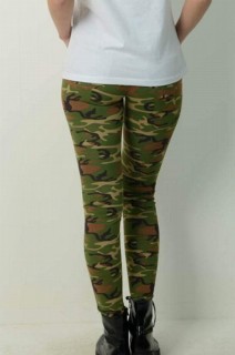 Camouflage Skinny Pants 100276618
