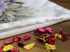 Dowry Land Luna Jacquard Towel Napkin Set of 2 Royal White 100331668
