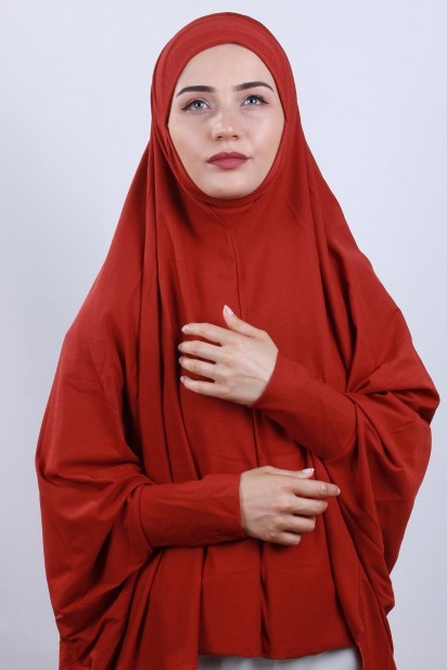 Ready to wear Hijab-Shawl - 5XL Veiled Hijab Tile 100285102 - Turkey