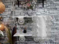 Dowry Towel - Dowry Land Velvet 6 Pcs Milas Hand Face Towel Set 100331129 - Turkey