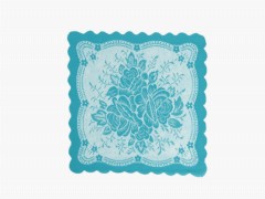 Kitchen-Tableware - Knitted Panel Pattern 6 Piece Napkin Sultan Petrol 100259309 - Turkey
