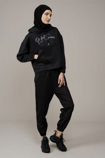 Women's Hooded Embroidered Sweatshirt 100325737