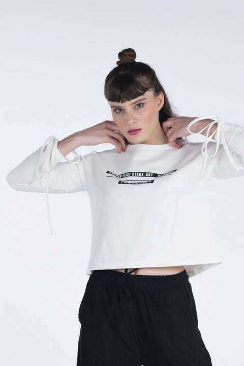 Women's Front Printed Sweatshirt 100326376