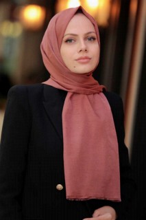 Shawl - Terra Cotta Hijab Shawl 100339148 - Turkey