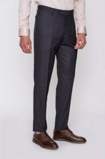 Subwear - Men's Smoked Basic Dynamic Fit Comfortable Cut Fabric Trousers 100350835 - Turkey