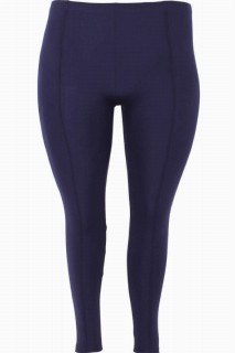 Angelino Plus Size Trousers Long Stitched Leggings 100276586