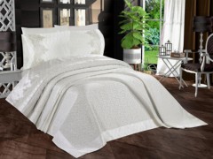 Pike Cover Sets - Dowry Love 6 Piece Chenille Pique Set Cappucino 100331406 - Turkey